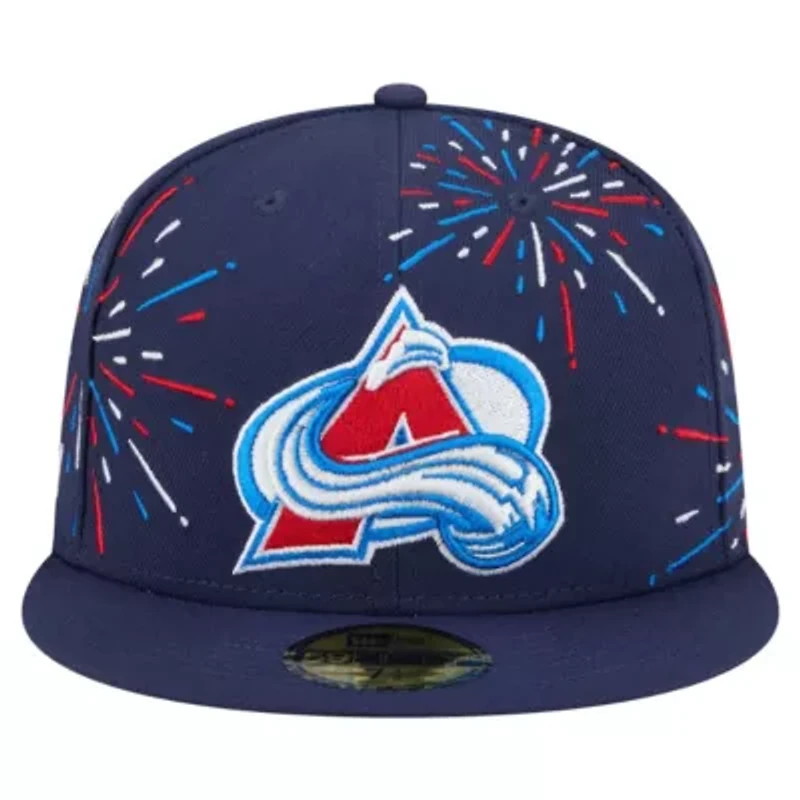 NHL Colorado Avalanche Americana Fireworks 59FIFTY Fitted Hat