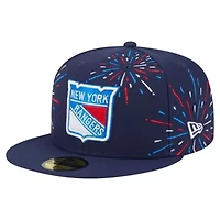 NHL New York Rangers Americana Fireworks 59FIFTY Fitted Hat