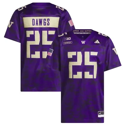 NCAA #25 Washington Huskies Honor & Support Premier Strategy Jersey