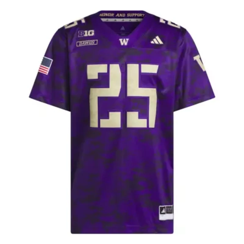 NCAA #25 Washington Huskies Honor & Support Premier Strategy Jersey