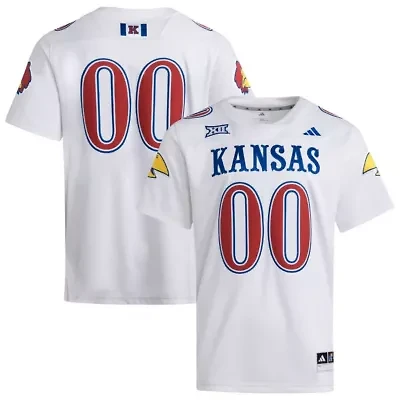 NCAA #00 Kansas Jayhawks Premier Strategy Jersey