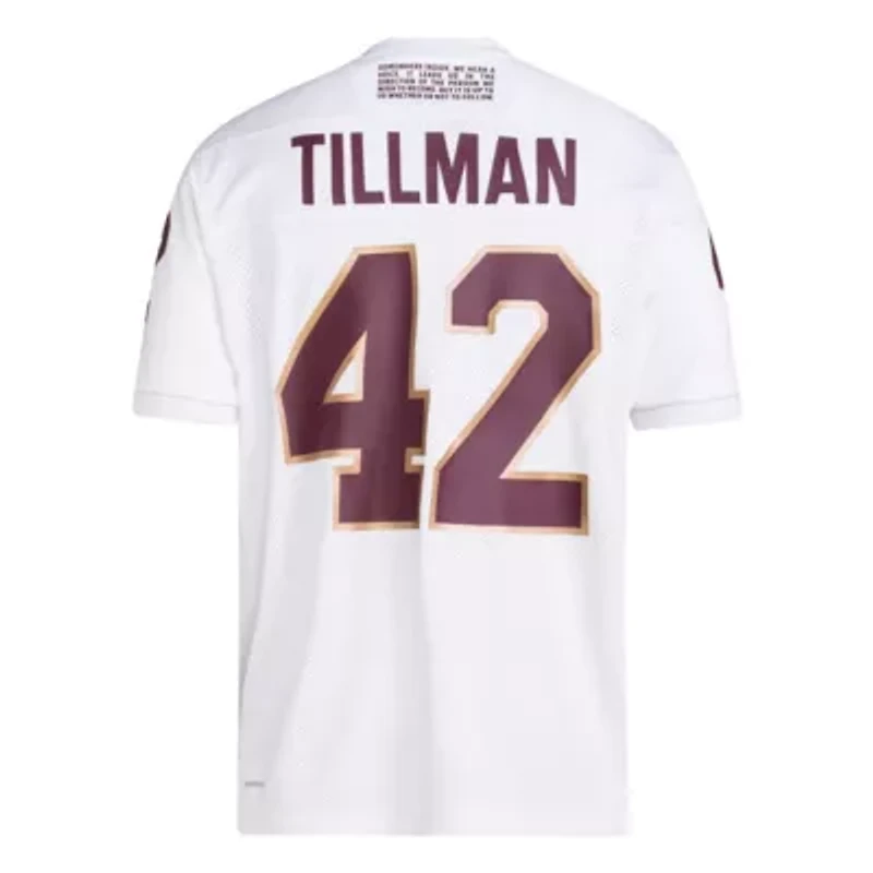 NCAA Pat Tillman #42 Arizona State Sun Devils Away Icon Premier Football Jersey