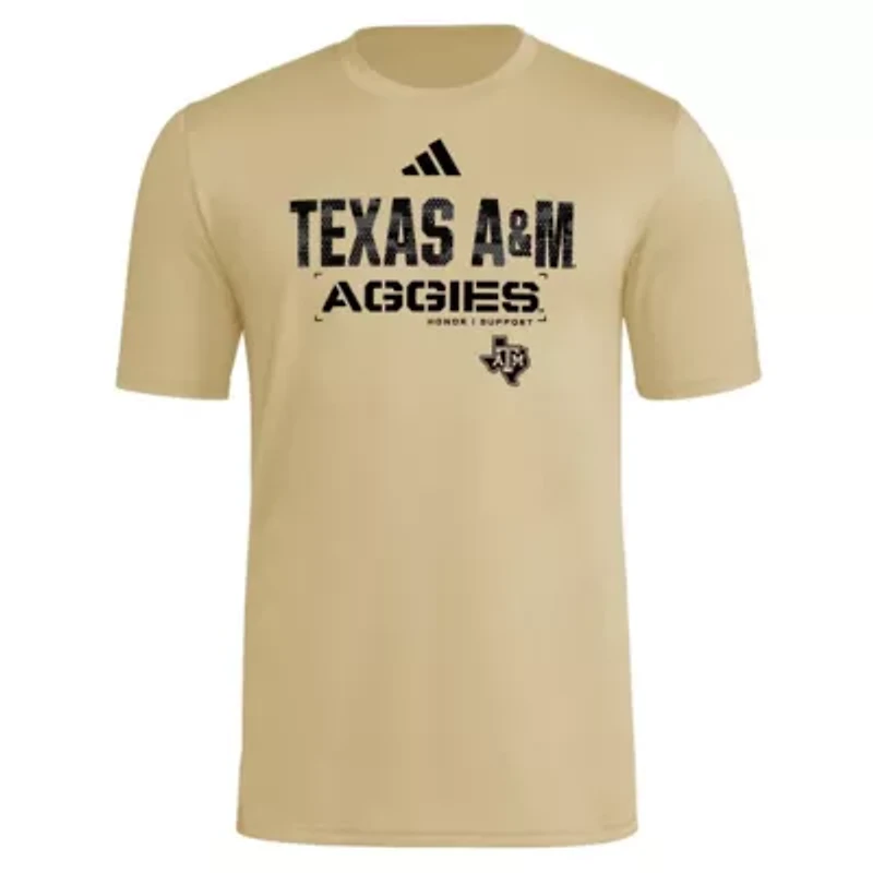NCAA Texas A&M Aggies 2025 Military Appreciation Pre-Game AEROREADY T-Shirt