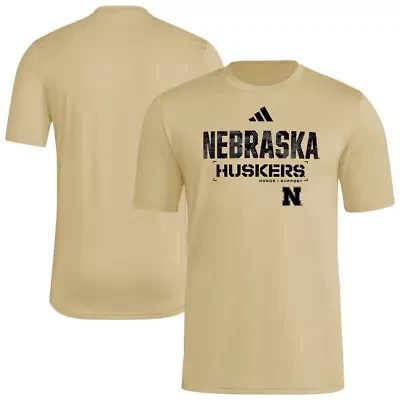 NCAA Nebraska Huskers 2025 Military Appreciation Pre-Game AEROREADY T-Shirt