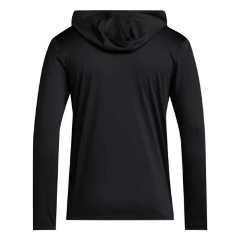 Miami (FL) Hurricanes NCAA 2025 AEROREADY Sideline Training Long Sleeve Hooded T-Shirt