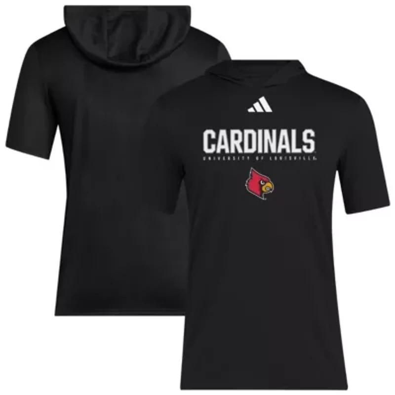 NCAA Louisville Cardinals 2025 AREOREADY Sideline Training Hooded T-Shirt