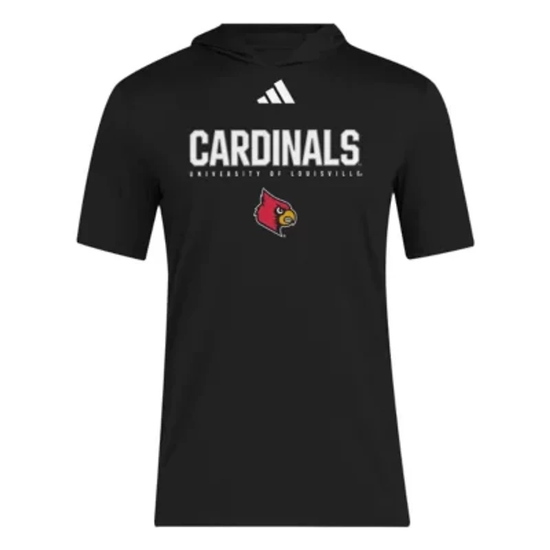 NCAA Louisville Cardinals 2025 AREOREADY Sideline Training Hooded T-Shirt