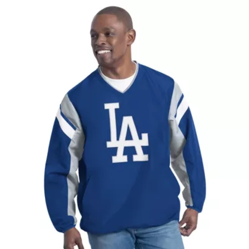 MLB Los Angeles Dodgers Double Coverage V-Neck Pullover