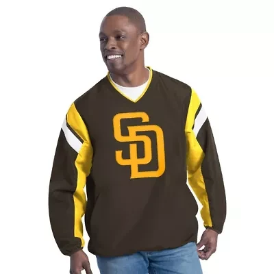 MLB San Diego Padres Double Coverage V-Neck Pullover