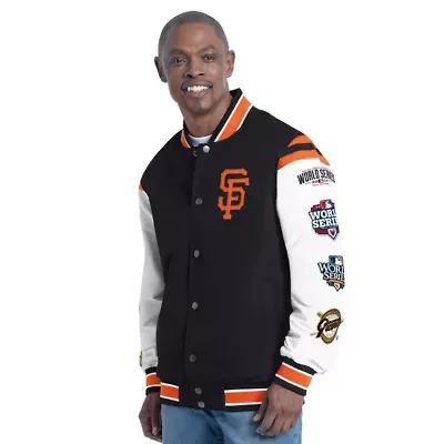 MLB San Francisco Giants Recruit Commemorative Full-Snap Varsity Jacket