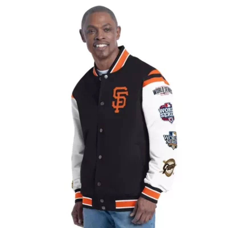 MLB San Francisco Giants Recruit Commemorative Full-Snap Varsity Jacket