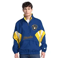 MLB Milwaukee Brewers Cooperstown Chief Half-Zip Pullover