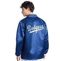 MLB Los Angeles Dodgers Cooperstown Collection Point Man Full-Snap Coaches Jacket