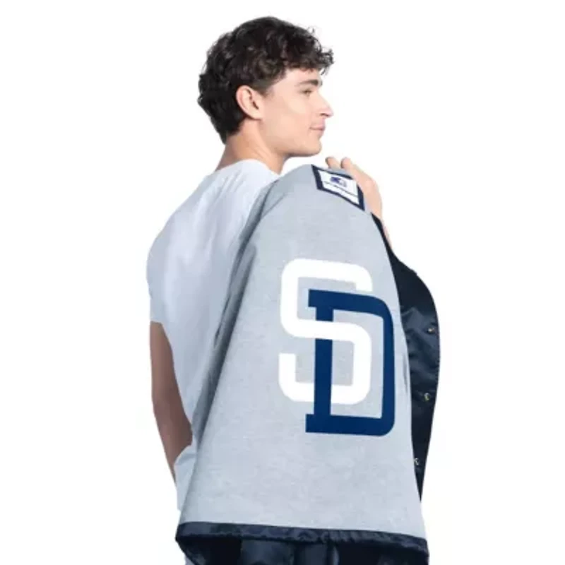 MLB San Diego Padres Cooperstown Collection Point Man Full-Snap Coaches Jacket