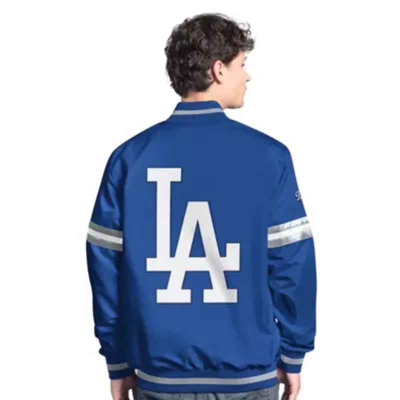 MLB Los Angeles Dodgers Scout Full-Snap Varsity Jacket