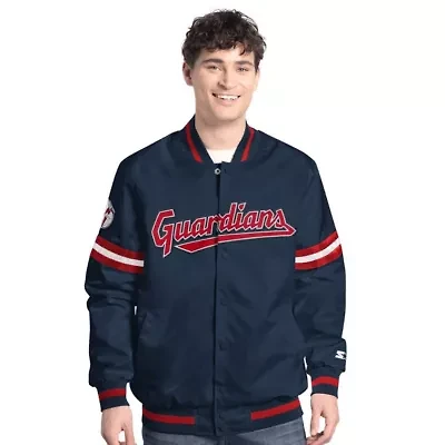 MLB Cleveland Guardians Scout Full-Snap Varsity Jacket