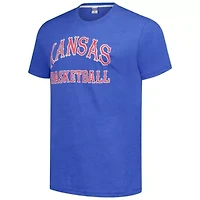 NCAA Unisex Charlie Hustle Kansas Jayhawks Basketball T-Shirt