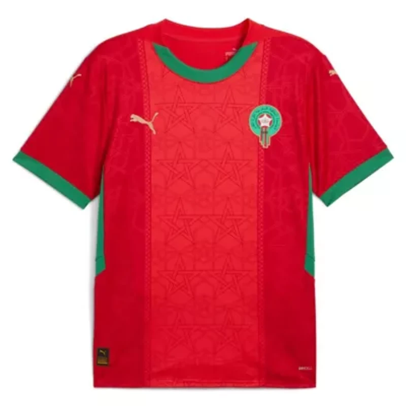 Soccer National Teams Morocco Team 2025 Home Replica Jersey