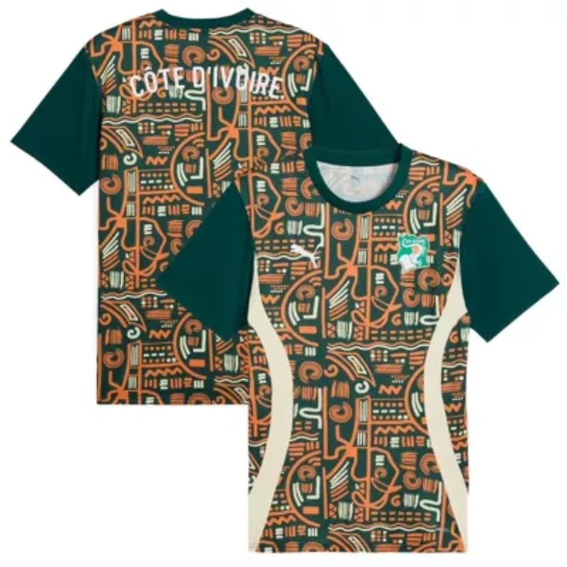 Soccer National Teams Ivory Coast Team 2025 Pre-Match Jersey