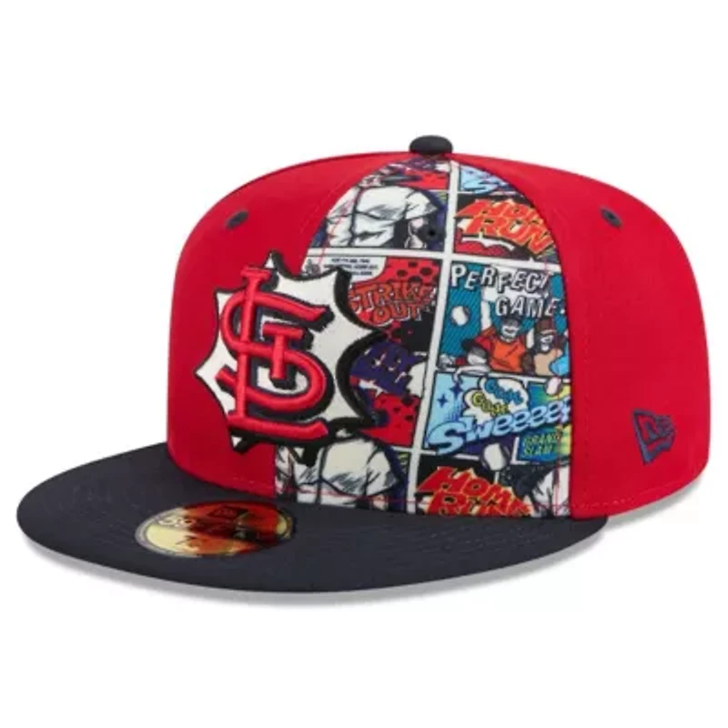 MLB Red/Navy St. Louis Cardinals 2025 Diamond Hero Edition 59FIFTY Fitted Hat