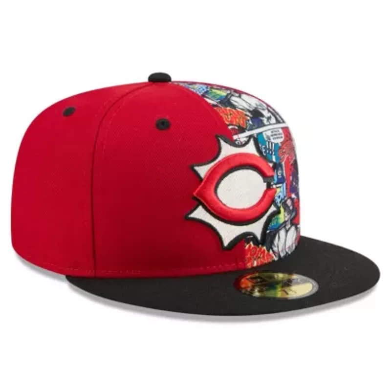 MLB Red/Black Cincinnati Reds 2025 Diamond Hero Edition 59FIFTY Fitted Hat