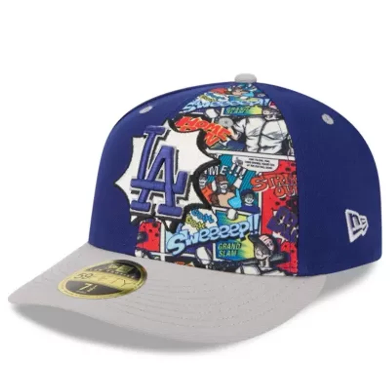 MLB Royal/Gray Los Angeles Dodgers 2025 Diamond Hero Edition Low 59FIFTY Fitted Hat
