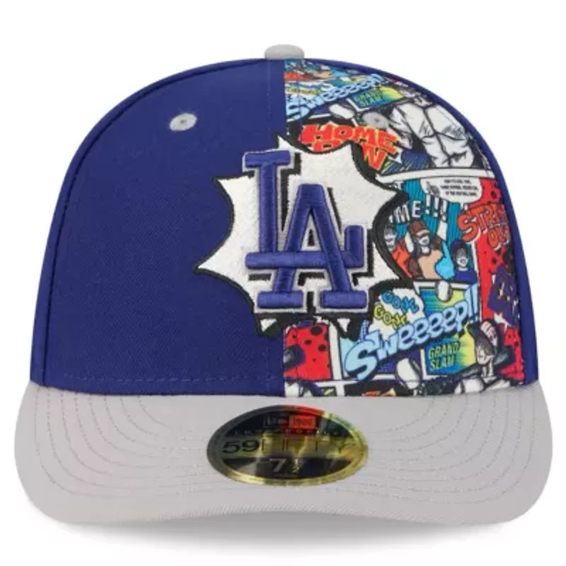 MLB Royal/Gray Los Angeles Dodgers 2025 Diamond Hero Edition Low 59FIFTY Fitted Hat
