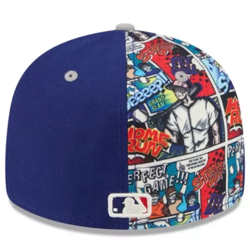 MLB Royal/Gray Los Angeles Dodgers 2025 Diamond Hero Edition Low 59FIFTY Fitted Hat