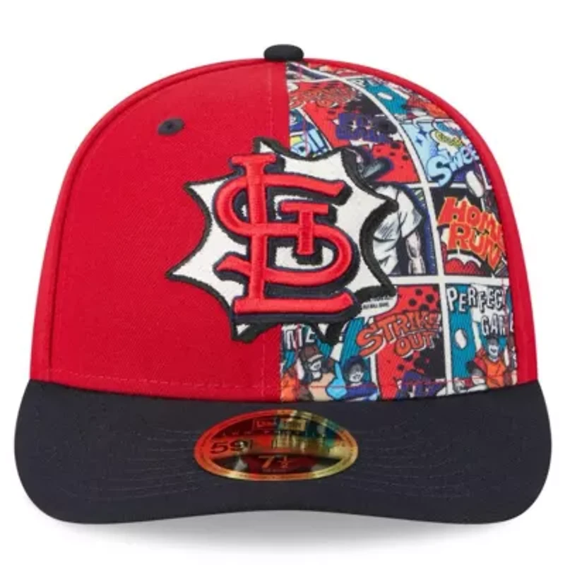 MLB Red/Navy St. Louis Cardinals 2025 Diamond Hero Edition Low 59FIFTY Fitted Hat