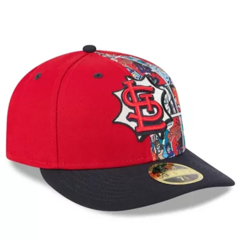 MLB Red/Navy St. Louis Cardinals 2025 Diamond Hero Edition Low 59FIFTY Fitted Hat