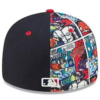 MLB Navy/Red Atlanta Braves 2025 Diamond Hero Edition Low 59FIFTY Fitted Hat