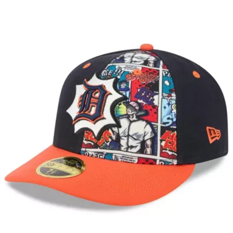 MLB Navy/Orange Detroit Tigers 2025 Diamond Hero Edition Low 59FIFTY Fitted Hat