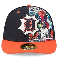 MLB Navy/Orange Detroit Tigers 2025 Diamond Hero Edition Low 59FIFTY Fitted Hat