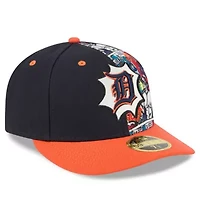 MLB Navy/Orange Detroit Tigers 2025 Diamond Hero Edition Low 59FIFTY Fitted Hat