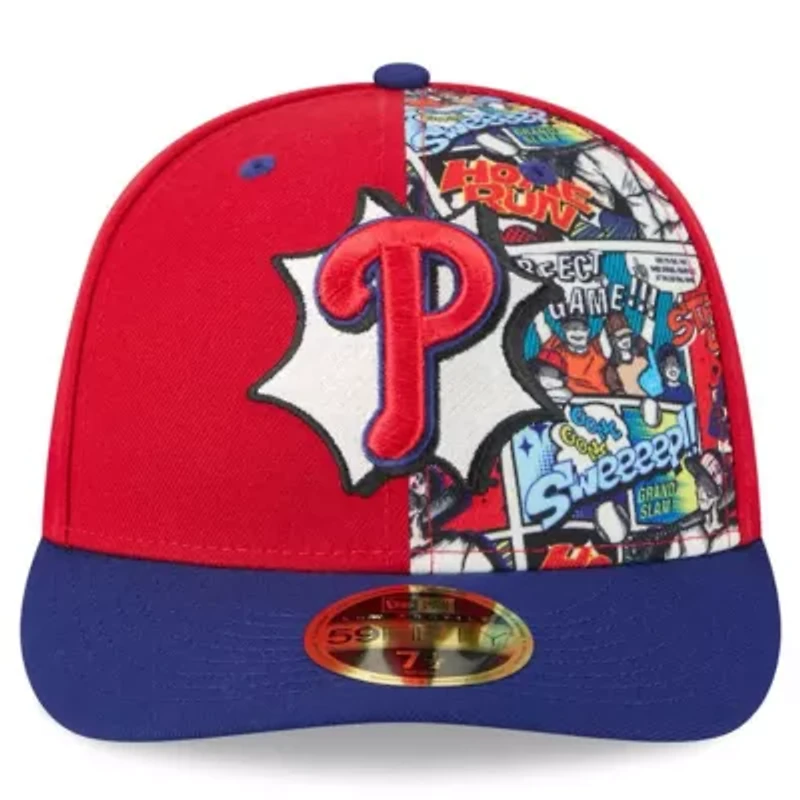MLB Red/Royal Philadelphia Phillies 2025 Diamond Hero Edition Low 59FIFTY Fitted Hat