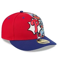 MLB Red/Royal Philadelphia Phillies 2025 Diamond Hero Edition Low 59FIFTY Fitted Hat