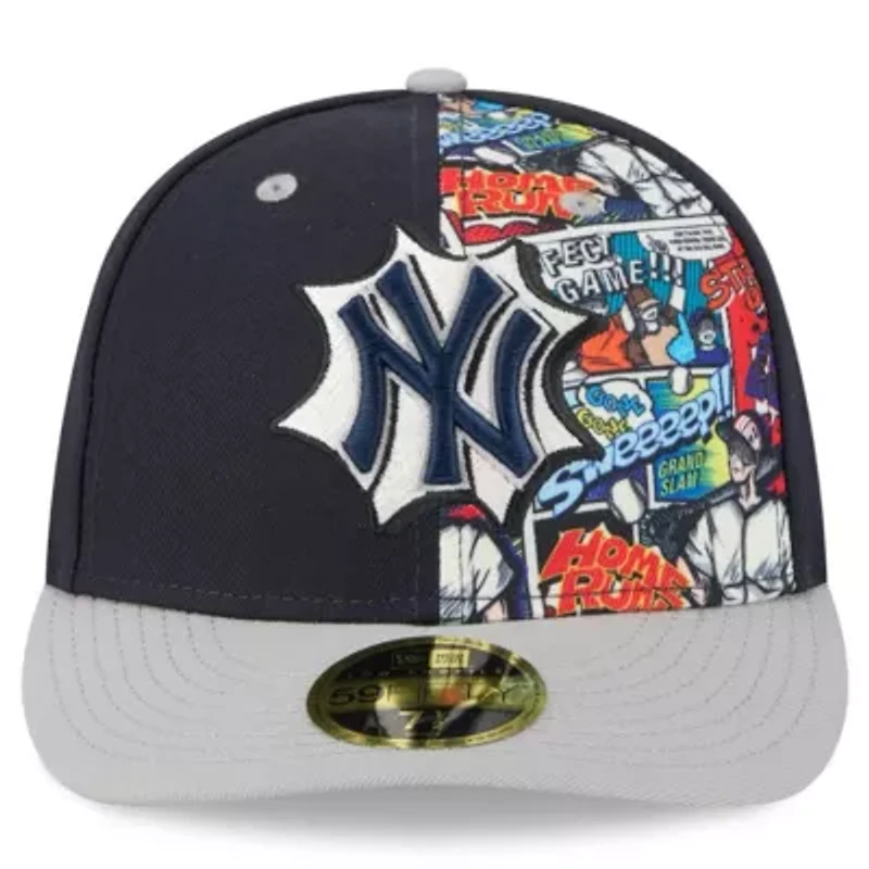 MLB Navy/Gray New York Yankees 2025 Diamond Hero Edition Low 59FIFTY Fitted Hat