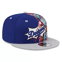 MLB Royal/Gray Los Angeles Dodgers 2025 MLB Diamond Hero Edition 9FIFTY Snapback Hat