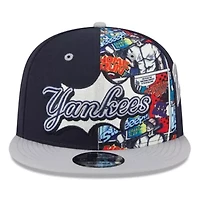 MLB Navy/Gray New York Yankees 2025 MLB Diamond Hero Edition 9FIFTY Snapback Hat