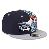MLB Navy/Gray New York Yankees 2025 MLB Diamond Hero Edition 9FIFTY Snapback Hat
