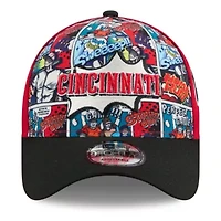 MLB Red/Black Cincinnati Reds 2025 MLB Diamond Hero Edition A-Frame 9FORTY Adjustable Hat