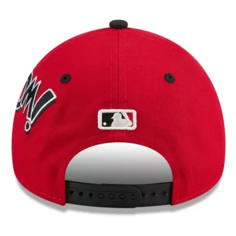 MLB Red/Black Cincinnati Reds 2025 MLB Diamond Hero Edition A-Frame 9FORTY Adjustable Hat