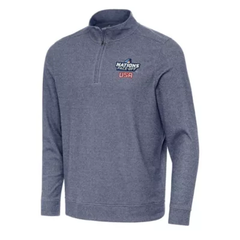 NHL 4 Nations Face-Off USA Hockey 2025 Face Off Subtle Quarter-Zip Top