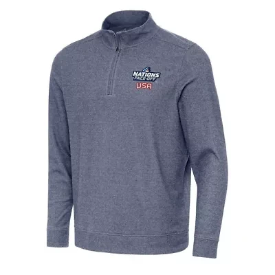NHL 4 Nations Face-Off USA Hockey 2025 Face Off Subtle Quarter-Zip Top
