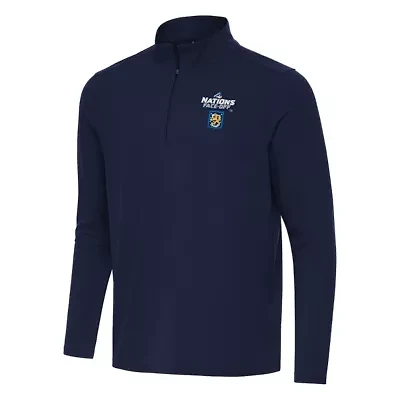 NHL 4 Nations Face-Off Finland Hockey 2025 Face Off Intent Quarter-Zip Top