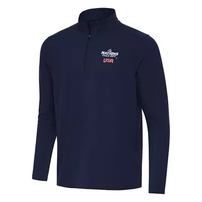 NHL 4 Nations Face-Off USA Hockey 2025 Face Off Intent Quarter-Zip Top