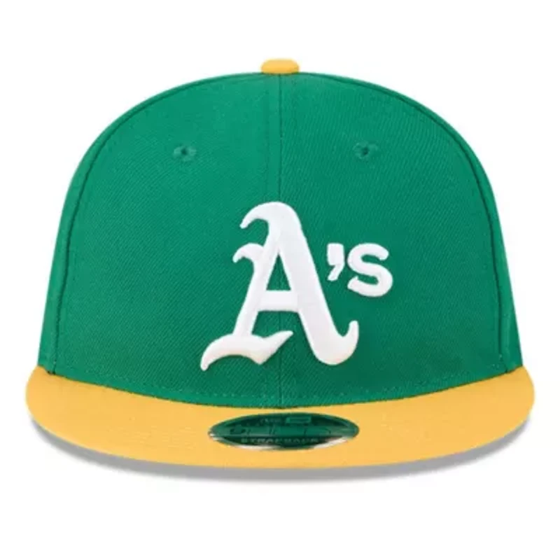 Oakland Athletics MLB Green/Gold Baseball Hall of Fame Retro Crown 9FIFTY Adjustable Hat