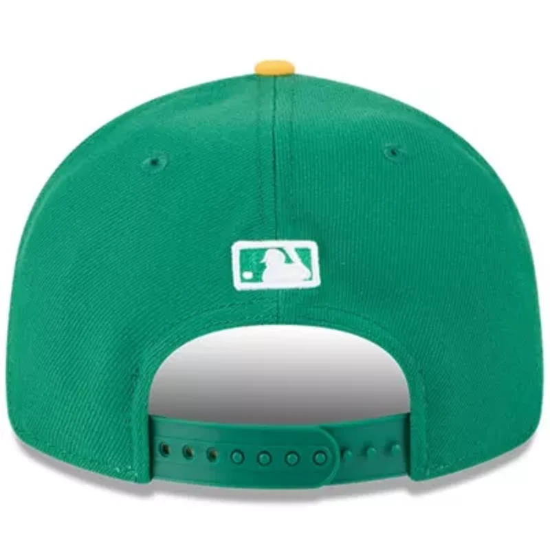 Oakland Athletics MLB Green/Gold Baseball Hall of Fame Retro Crown 9FIFTY Adjustable Hat