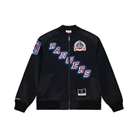 NHL Unisex Mark Messier New York Rangers Maxxed Out Full-Zip Satin Jacket