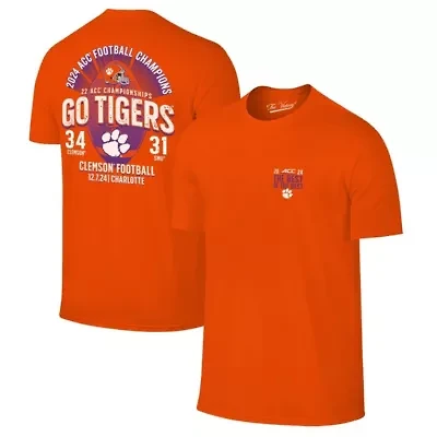 NCAA Clemson Tigers 2024 ACC Football Conference s Score T-Shirt